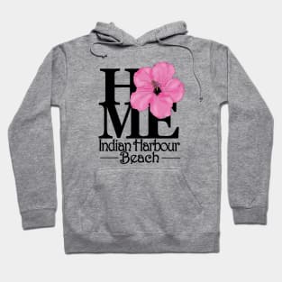 HOME Indian Harbour Beach Pink Hbiscus Hoodie